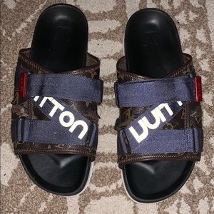 Authetic used Louis Vuitton Mens Slides